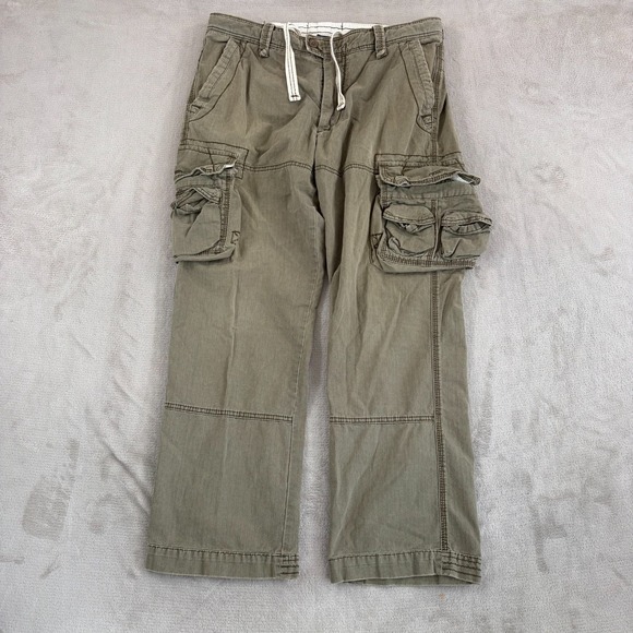 Vintage Polo Ralph Lauren Military ParatrooperCargo Pants Men 36x30 Army Green